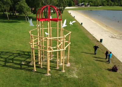 <p>Folly Lageveld Wierden hout / metaal 500 x 500 x 1050cm</p>
<p>Vergroot de afbeelding voor meer informatie</p>